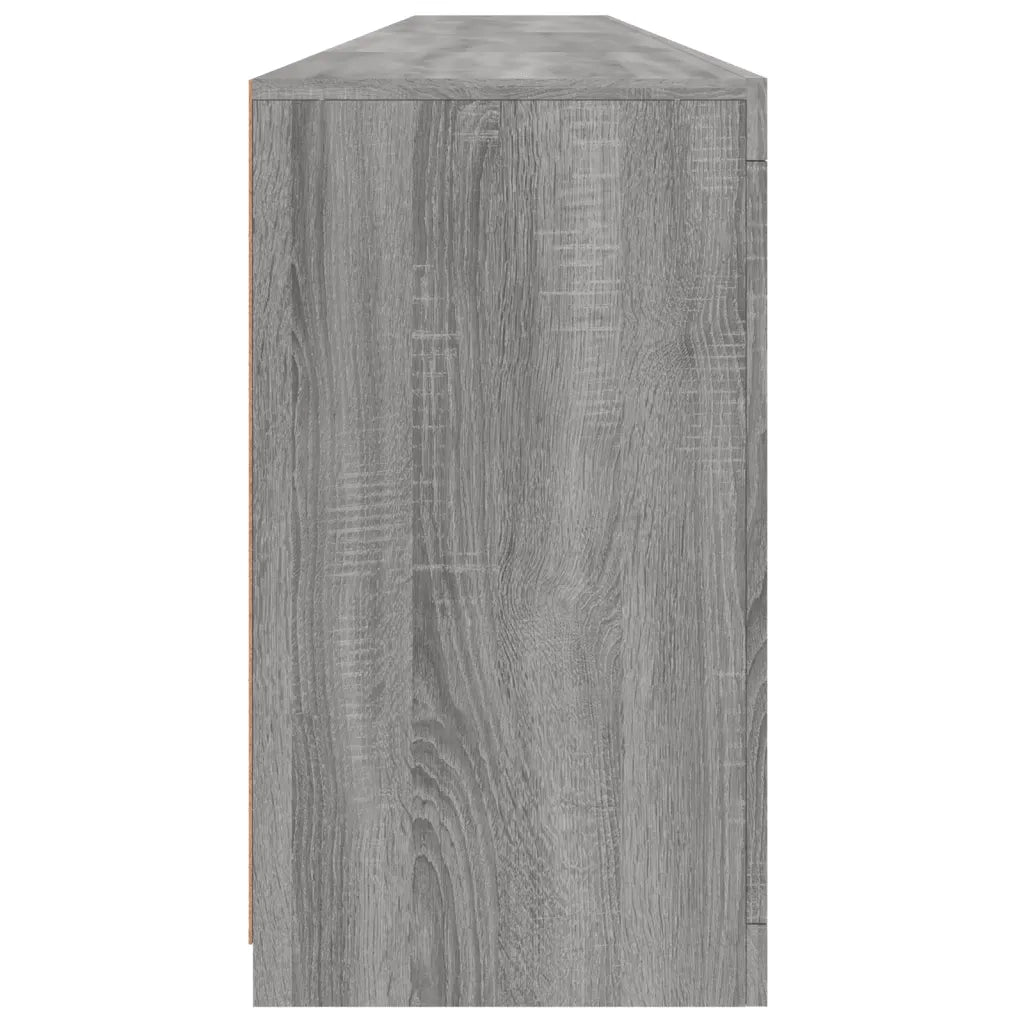 Credenza con Luci LED Grigio Sonoma 283x37x67 cm 3209021