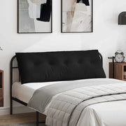 Cuscino per Schiena Nero 140 x 50 cm Tessuto in Microfibra 42014862