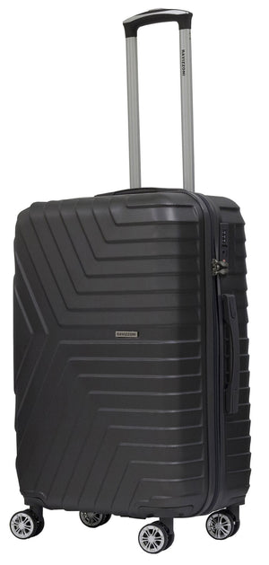 Trolley Valigia Media Rigida in ABS 4 Ruote TSA Ravizzoni Calipso Grigia