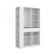 Armadio Elmo Bianco 50 x 200 cm Set di 2 Vicco