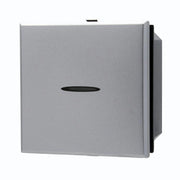 Trade Shop - Pulsante Assiale 1p 2m 16a Colore Silver Compatibile Bticino Axolute -