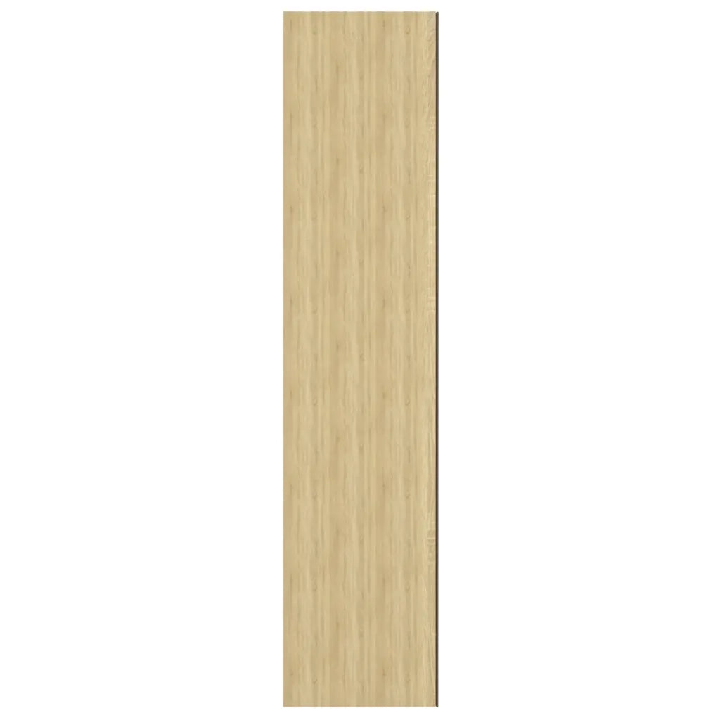 Armadietto a Specchio per Bagno-Mobile bagno con specchio 60x15x75 cm MDF Bianco e Rovere