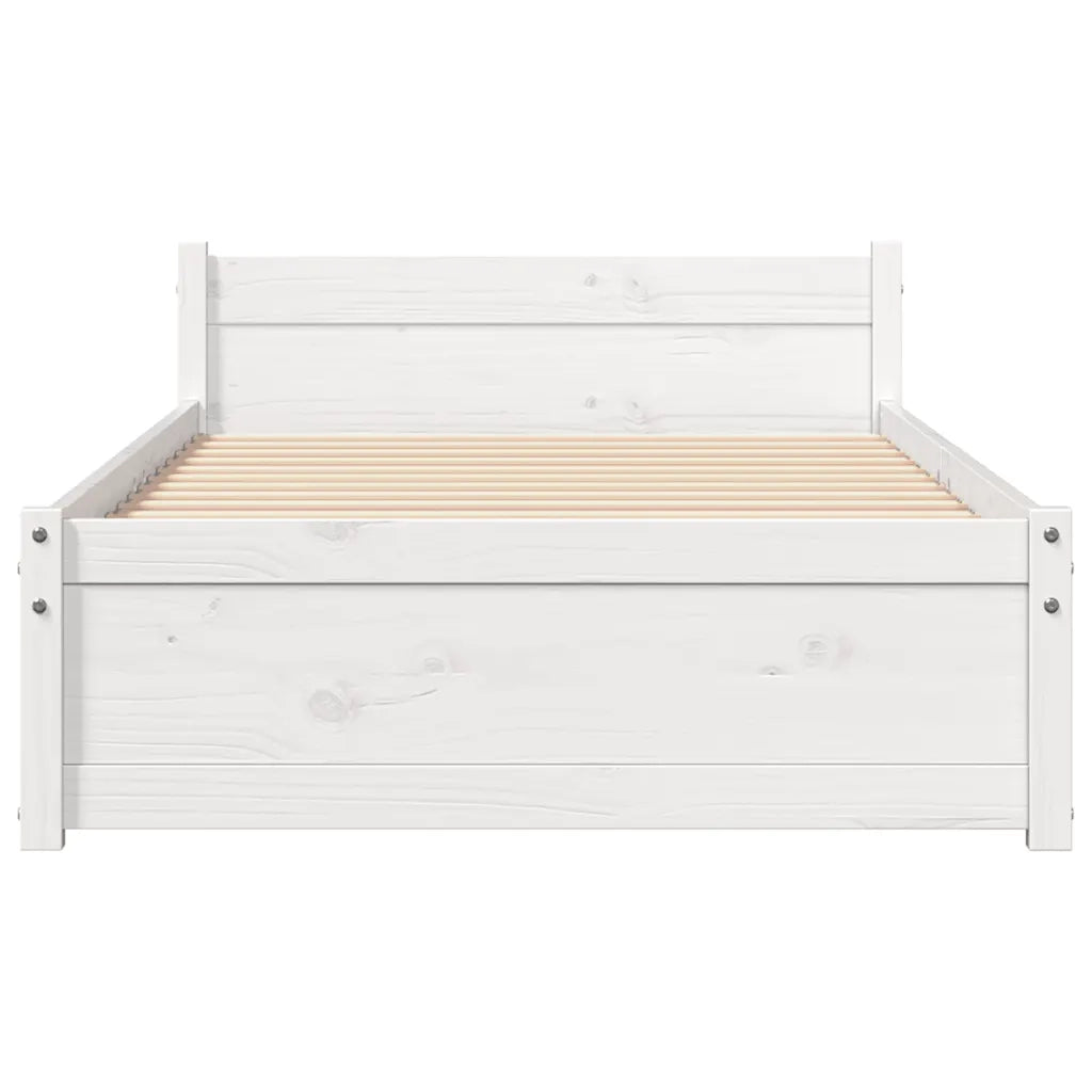 Giroletto Bianco in Legno Massello 100x200 cm 815035