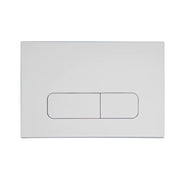 Placca di scarico doppio tasto in ABS bianco opaco