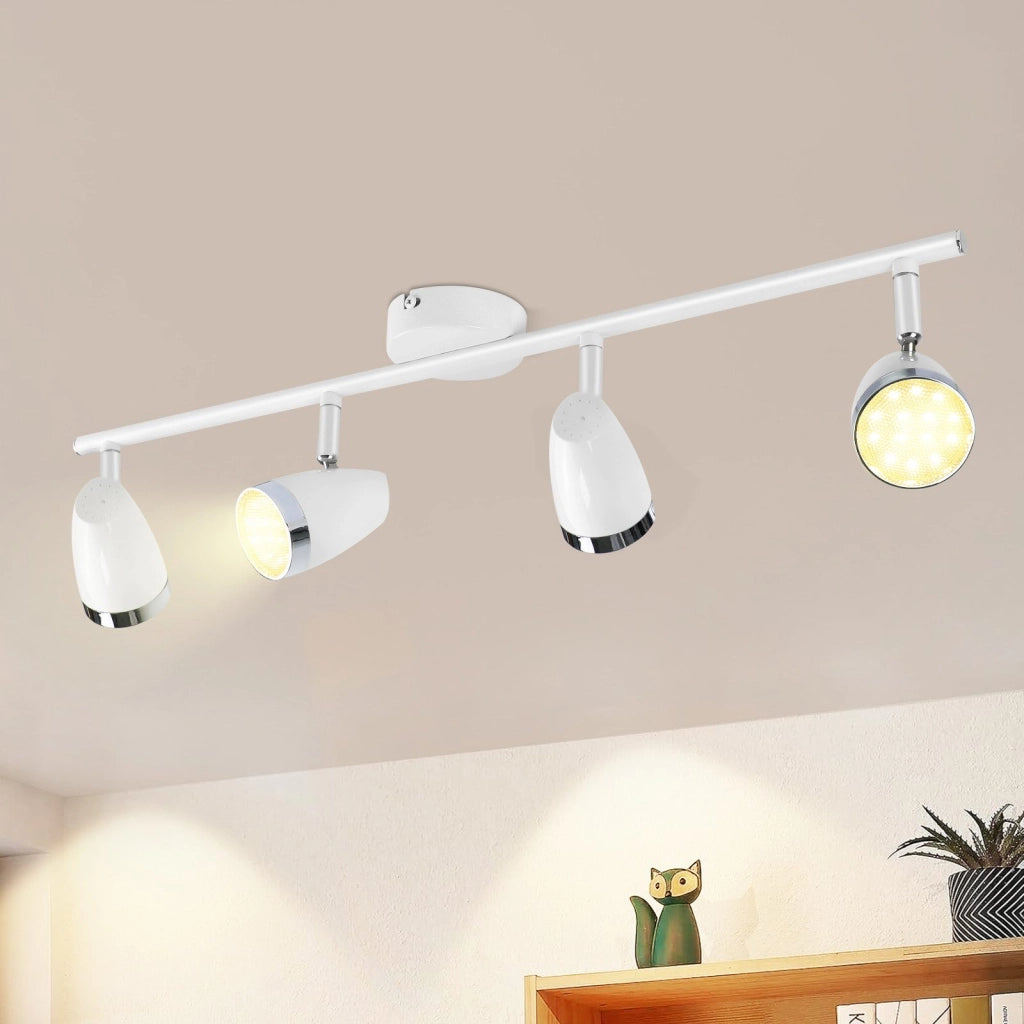 ZMH Faretto da soffitto 14 luci 16W orientabile a 350° Lampada da soffitto Soggiorno
