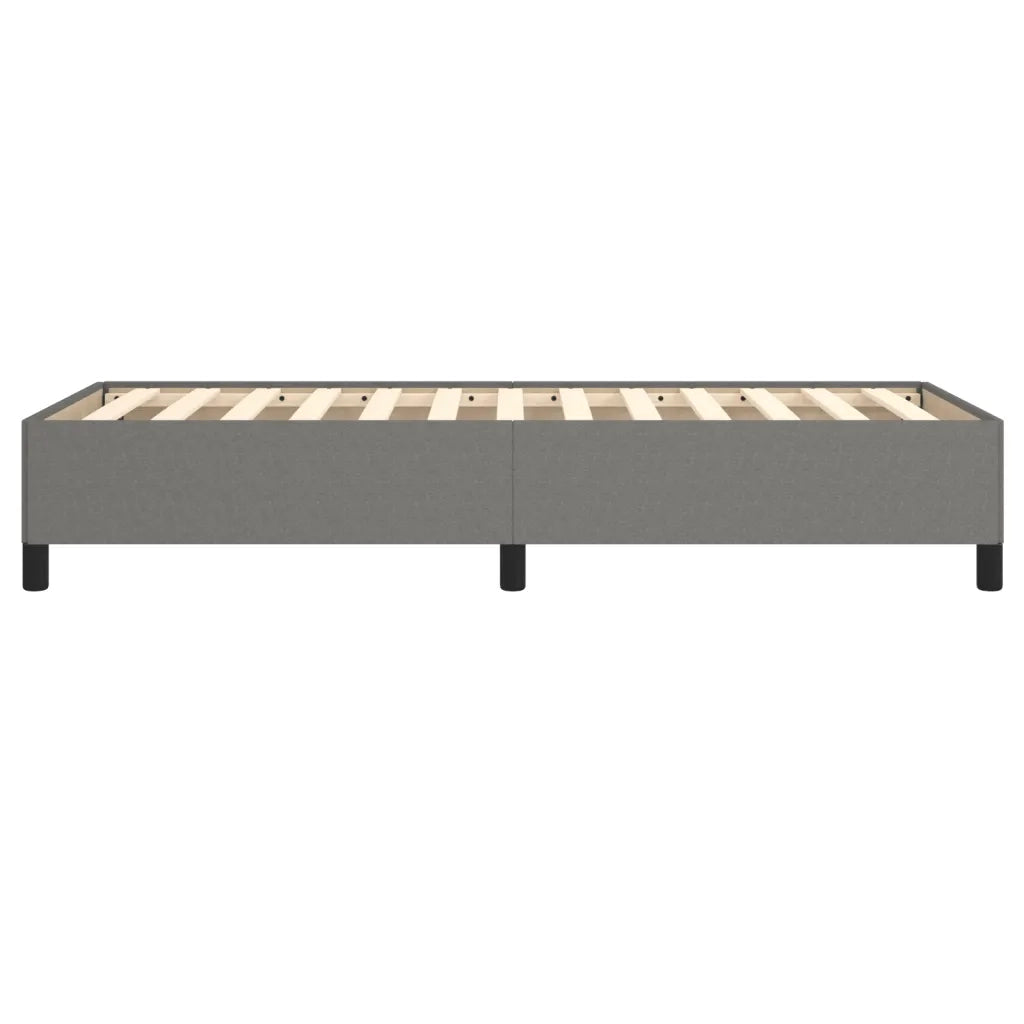 Giroletto senza Materasso Grigio Scuro 90x190 cm Tessuto 347027