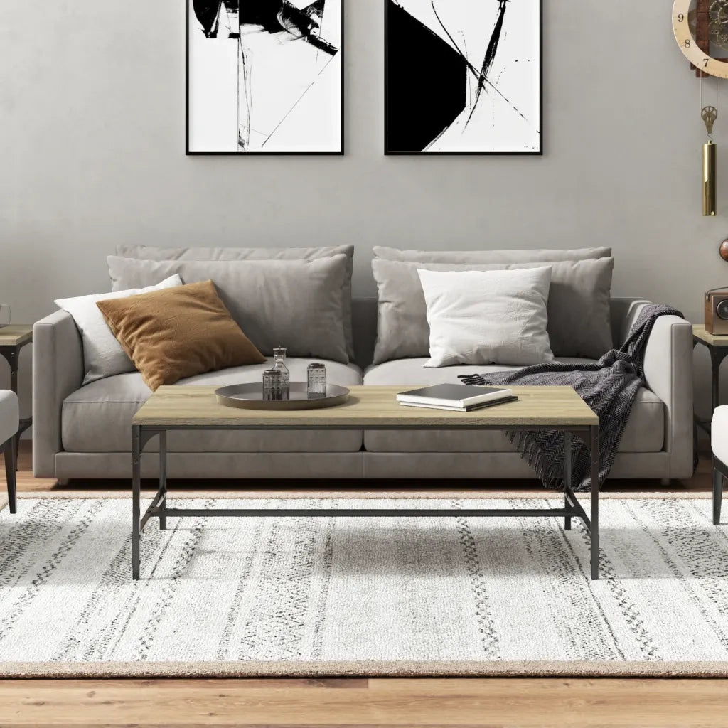 Tavolino da salotto | Tavolino da caff¨¨ | Tavolino da Soggiorno Rovere Sonoma 100x50x35cm Legno Multistrato