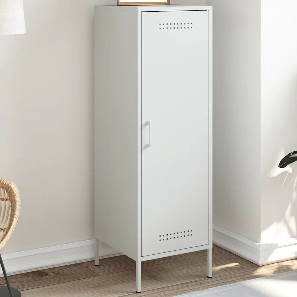 Credenza Bianca 36x39x113 cm in Acciaio 843011