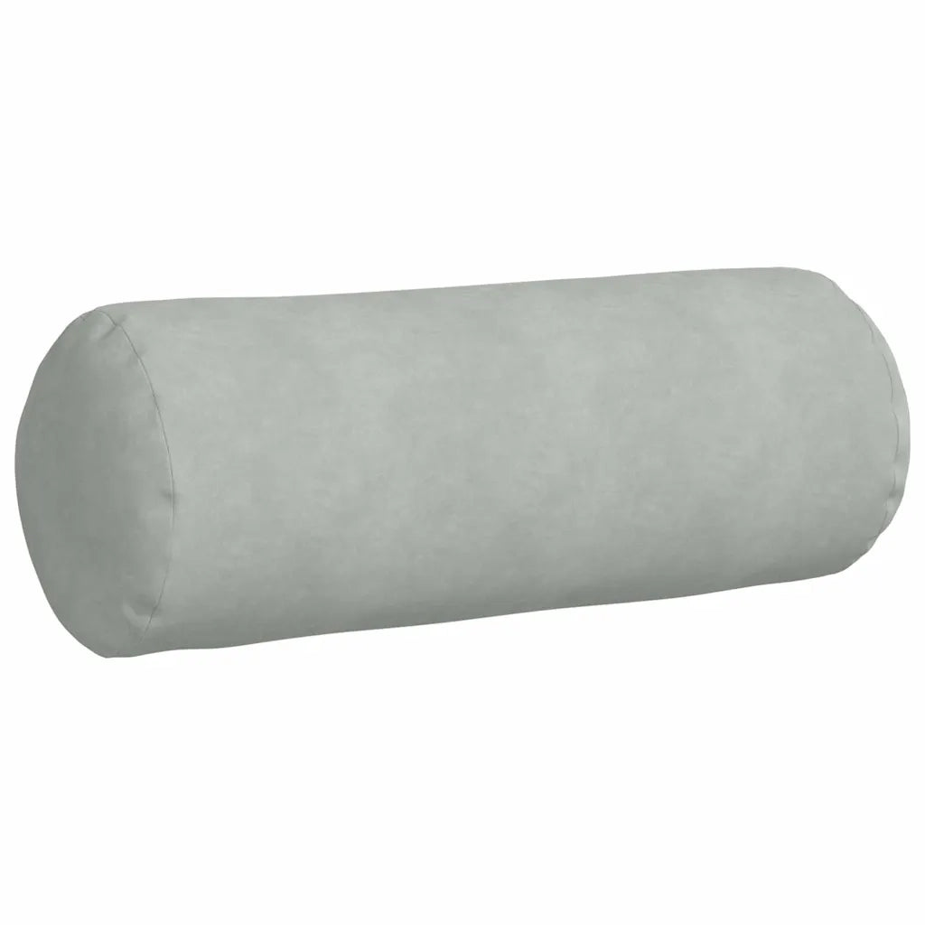 Cuscini a rullo 2 pcs Grigio chiaro Ø 25 x 70 cm