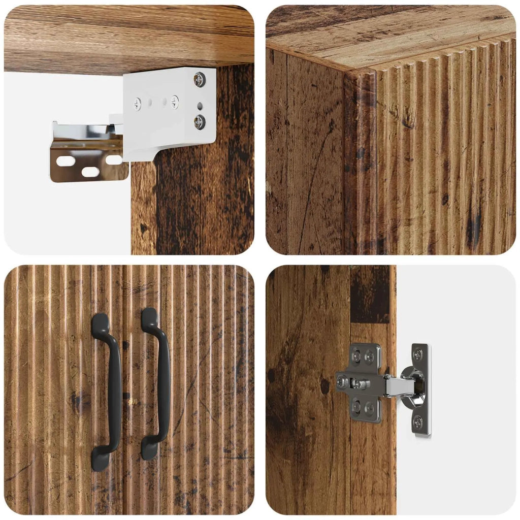 Set di armadi 2 pcs Legno antico Legno ingegnerizzato 3416779
