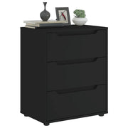 Credenza VISNES Nera 60x40x73 cm in Legno Multistrato 4108285