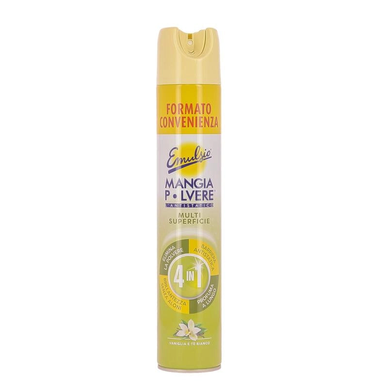 EMULSIO SPRAY MANGIA POLVERE 400 ML VANIGLIA E TE BIANCO OKY