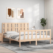Giroletto senza Materasso-Struttura Letto 160x200 cm in Legno Massello di Pino 143408