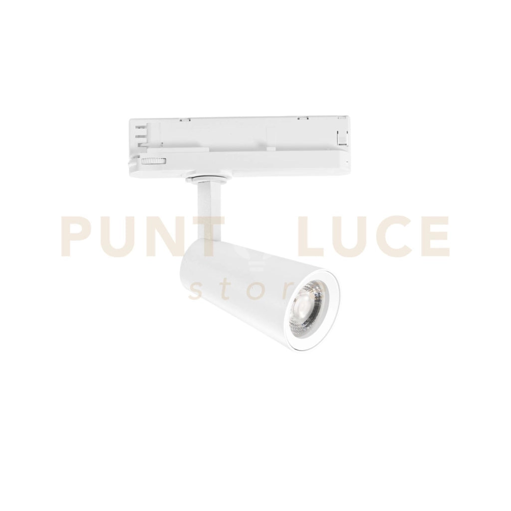 FARO BINARIO LED KONE BIANCO IN ALLUMINIO 13W 1175LM 3000K 20,5X11X6,2 CM.