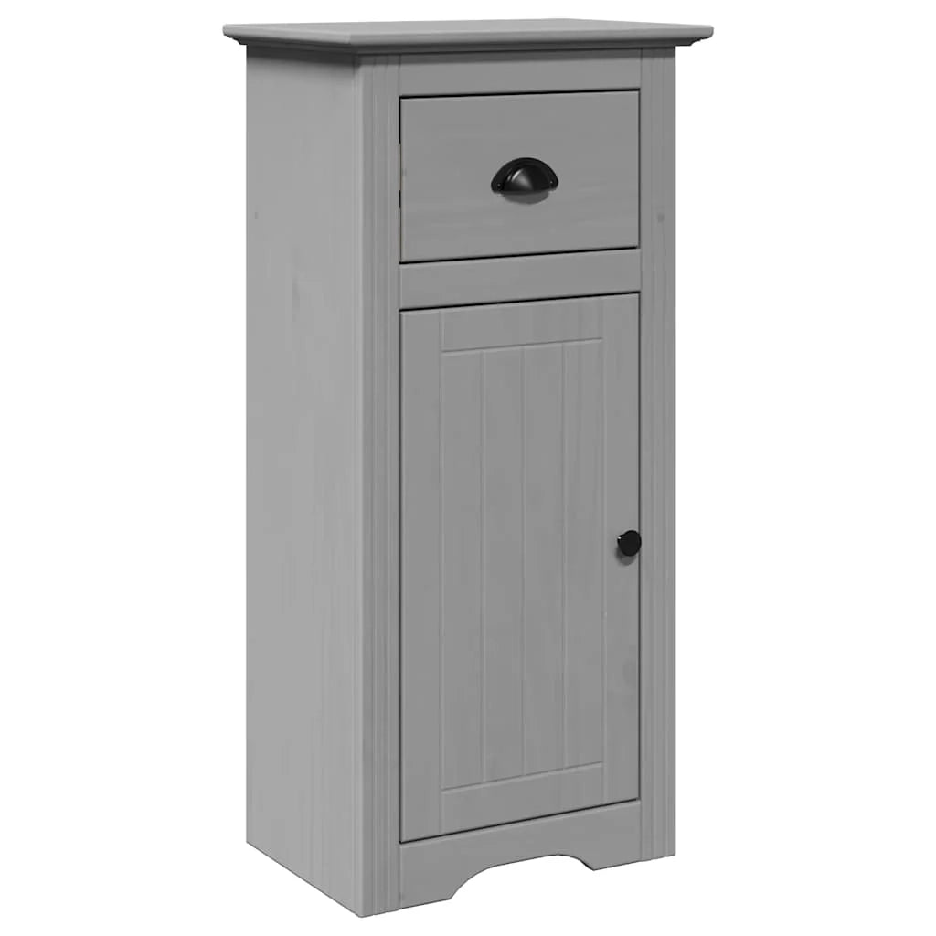 Mobiletto da bagno BODO 44 x 30 x 90 cm ampio spazio di archiviazione stile rustico legno grigio 02_0057679