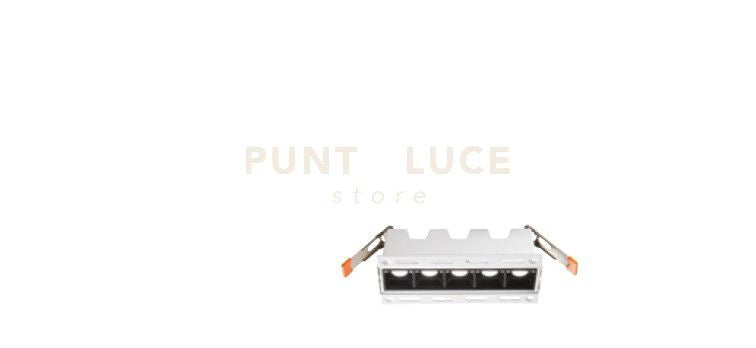SUB SMALL  FARETTO DA INCASSO 5 LUCI 10W 3000K 805LM IP20 L.14CM
