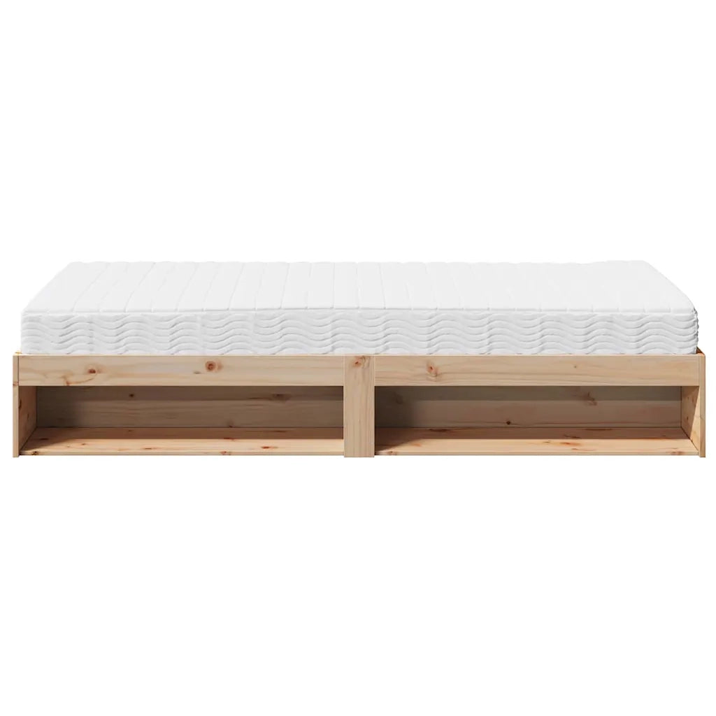 Dormeuse con Materasso 90x200 cm in Legno Massello di Pino 3324595