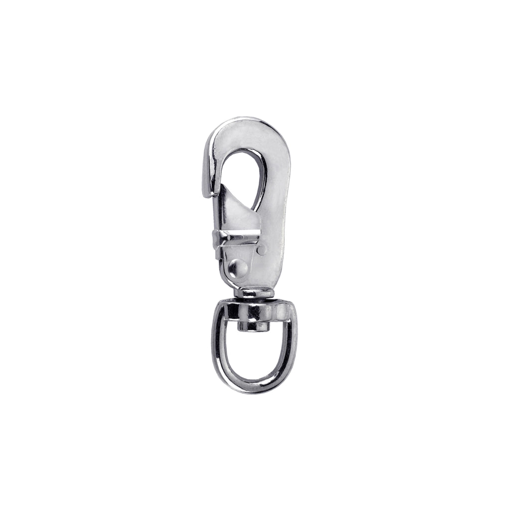 Moschettone "Snap hook" con girella 85 mm.