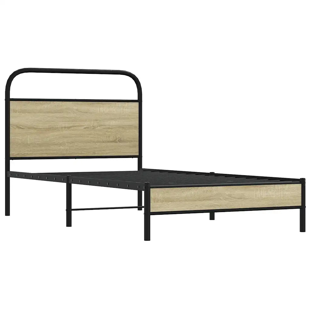 Giroletto senza Materasso Rovere Sonoma 100x190cm in Truciolato 4100404