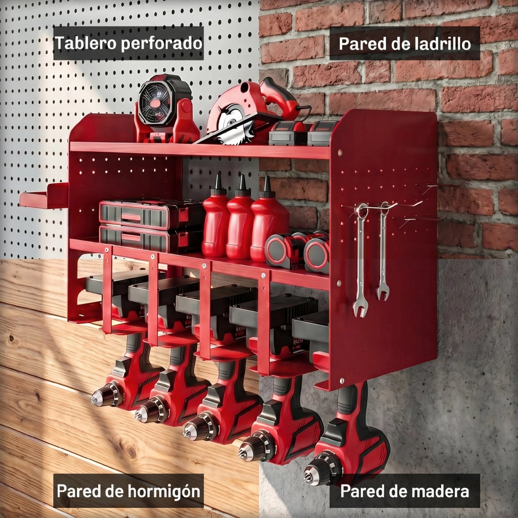 Organizzatore da Giardino ¨C zephmum ¨C Grigio 2 Livelli con Vassoio e Ganci