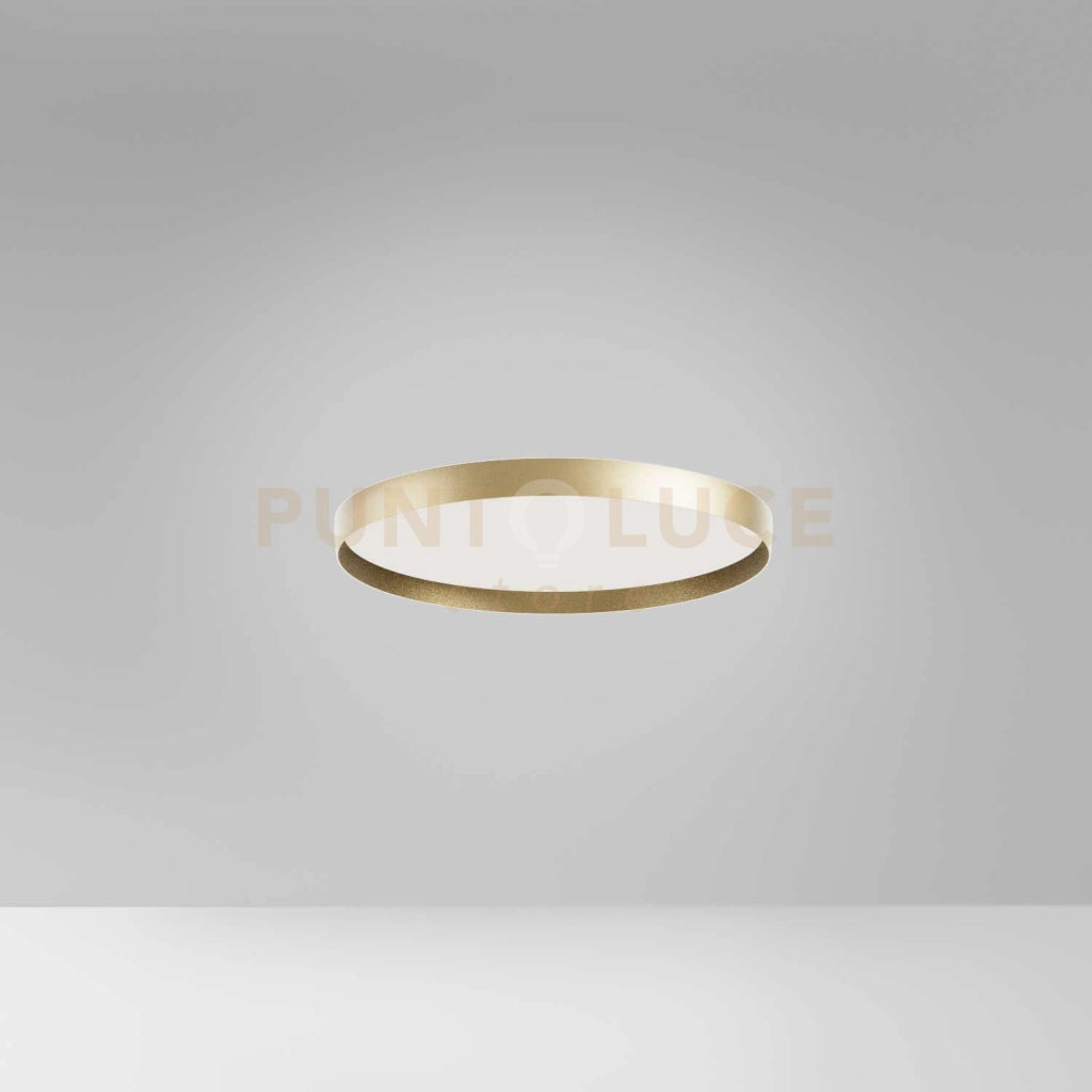 ACELIA P/P -PLAFONIERA LED  ORO 3000K- 4000K 2000-2100lm 30W D.40CM DIMMERABILE