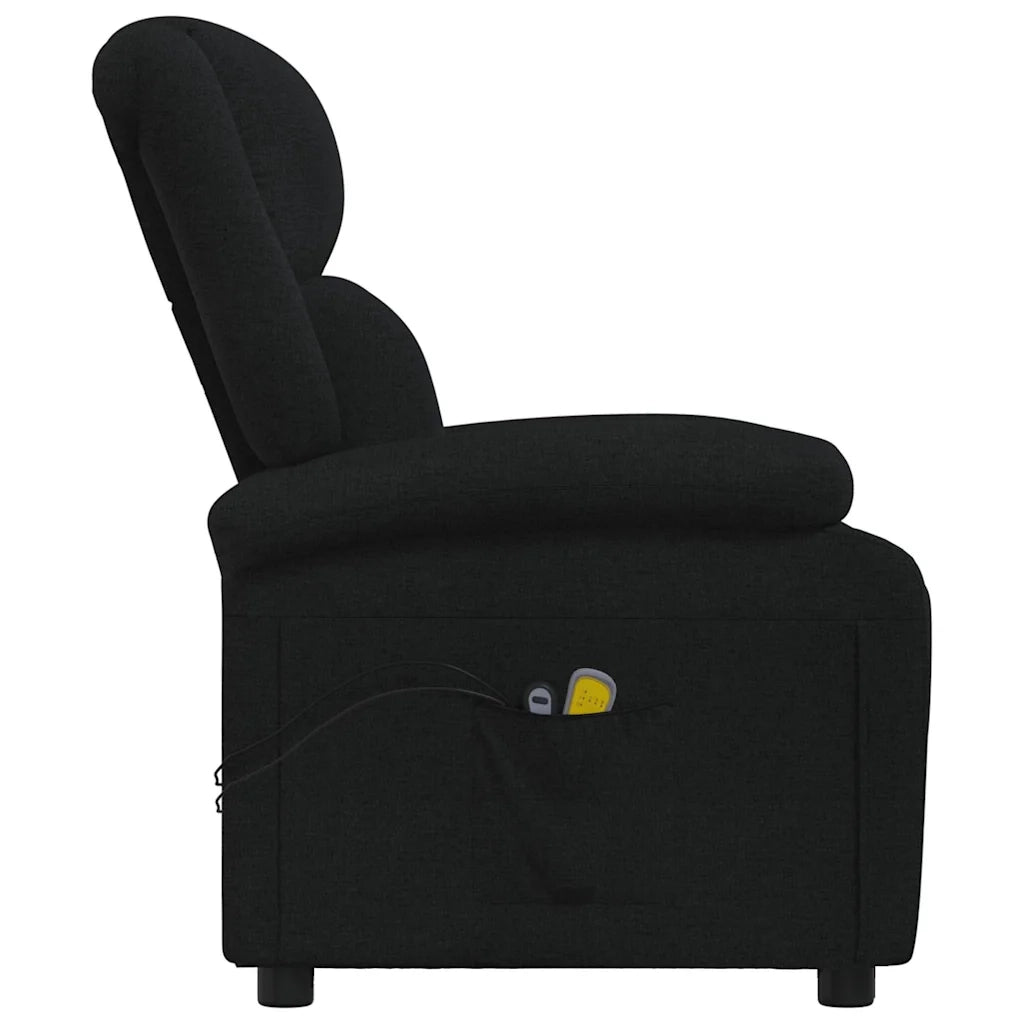 Divano Sedia-Poltrona Massaggiante Elettrica Nera in Tessuto 314101