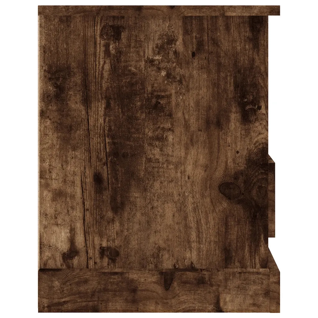 Mobile Porta TV Rovere Fumo 93x35,5x45 cm in Legno Multistrato 816469