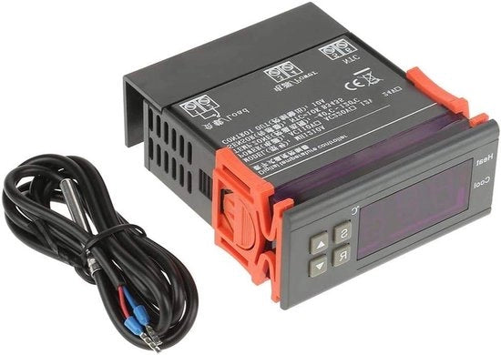 Mini termostato digitale a led con sonde sensore (DC12V) - Regolatore di temperatura
