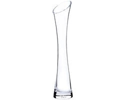 Vaso di vetro trasparente - Elegante e suggestivo - 1 pezzo - 20 cm