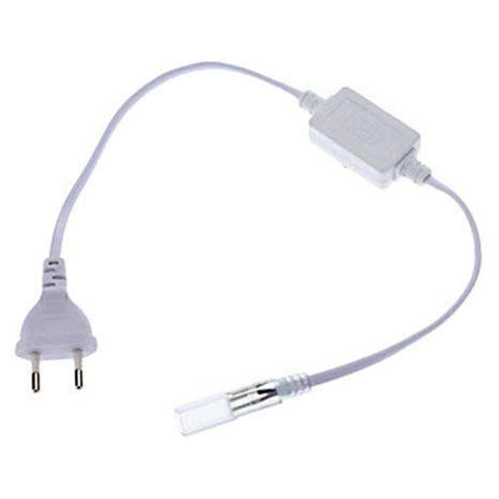 Trade Shop - Striscia Led 5050 Flessibile Bobina 100mt Luce Bianco Freddo Esterno 220v -