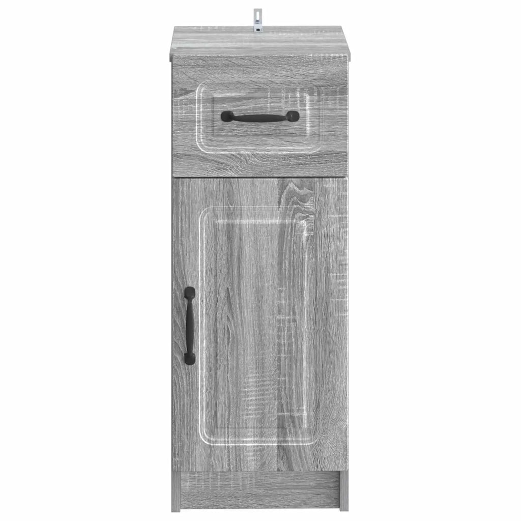Mobiletto da Bagno UTRECHT Sonoma grigio 30 x 31 x 77 cm 897711
