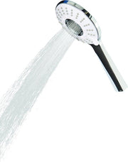 Doccia a seta con 5 funzioni - risparmio del 50% di acqua - funzione ecosostenibile - cromatura - design lussuoso