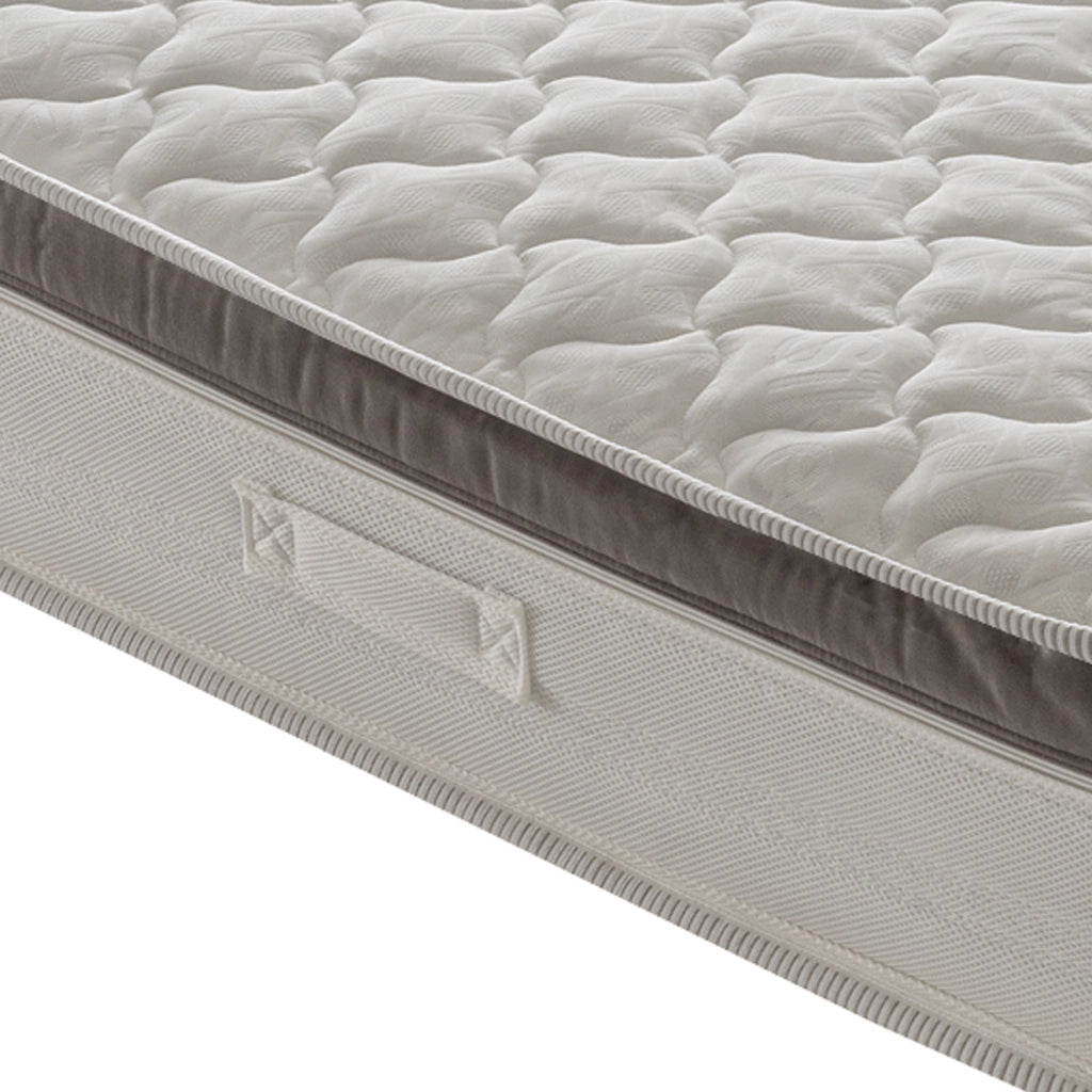 Materasso Piazza e Mezza 140x200 a molle insacchettate, memory foam, alto 27 cm, rivestimento sfoderabile, 1600 molle