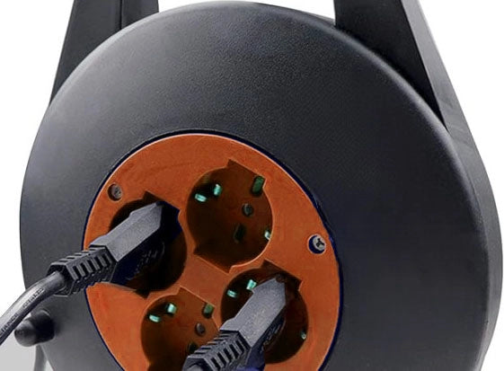AVVOLGICAVO DOMESTICO IDEAL STAR CON MANICO 10 mt - IDEAL STAR