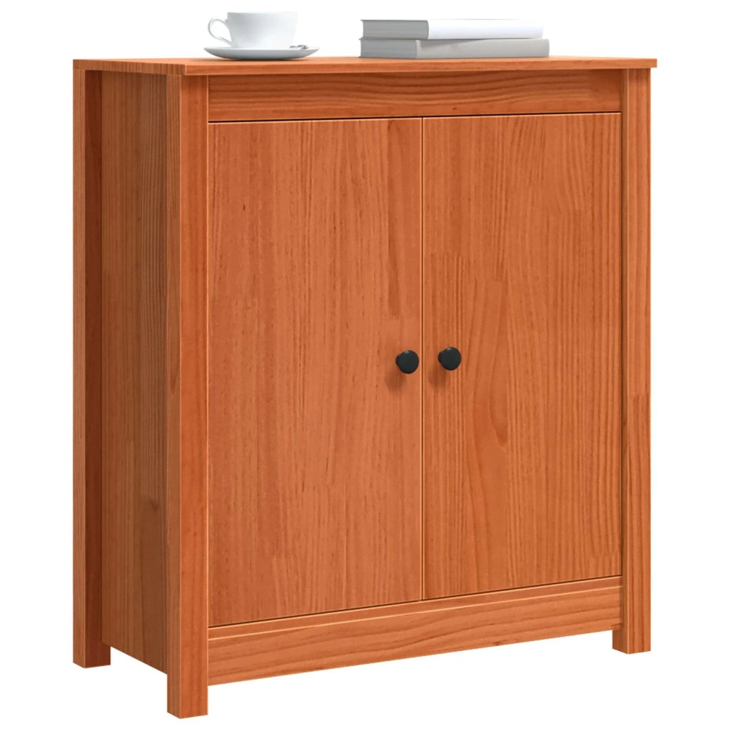 Credenza Marrone cerato 70 x 35 x 80 cm Pino massello 869898