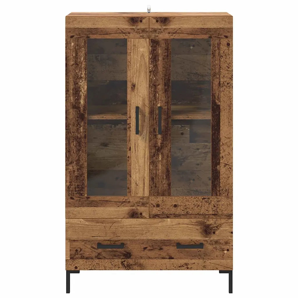 Credenza | Madia | Buffet da pranzo | Armadio da pranzo Legno vecchio 69,5 x 31 x 115 cm Legno multistrato