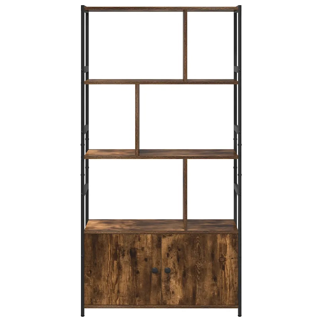 Libreria Rovere fumé 80 x 30 x 155,5 cm Legno multistrato 868439