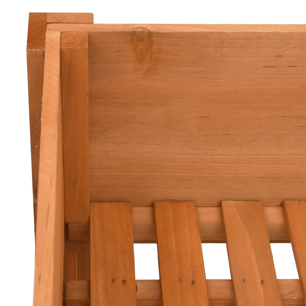 Pratica fioriera a 2 livelli per balcone o cucina 88 x 43 x 80 cm realizzata in legno di abete naturale 02_0045933