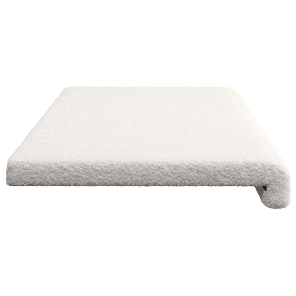 Cuscino per panchina Tessuto Sherpa Crema Profondità 35 cm 42043381
