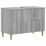 Armadio per Lavabo da Bagno ARNHEM Sonoma grigio 896581