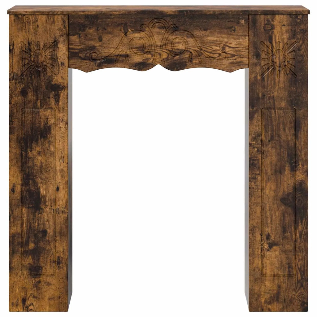 Cornice per camino Rovere Fumo 102 x 20 x 102 cm 8006638