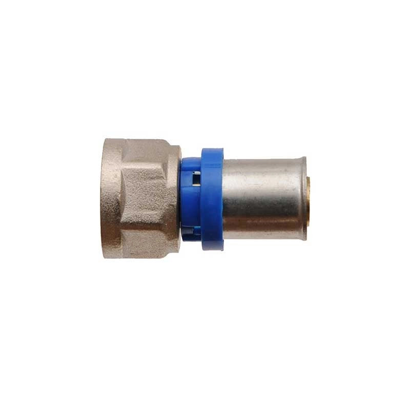 Raccordo dritto femmina a pressare per multistrato : Diametro - 20X3/4"