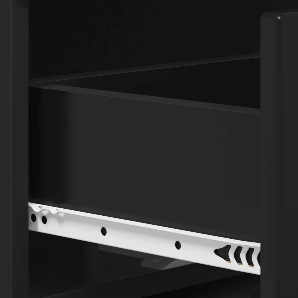 Armadio da Notte Nero 33,5 x 34,5 x 60 cm Legno ingegnerizzato 8011425