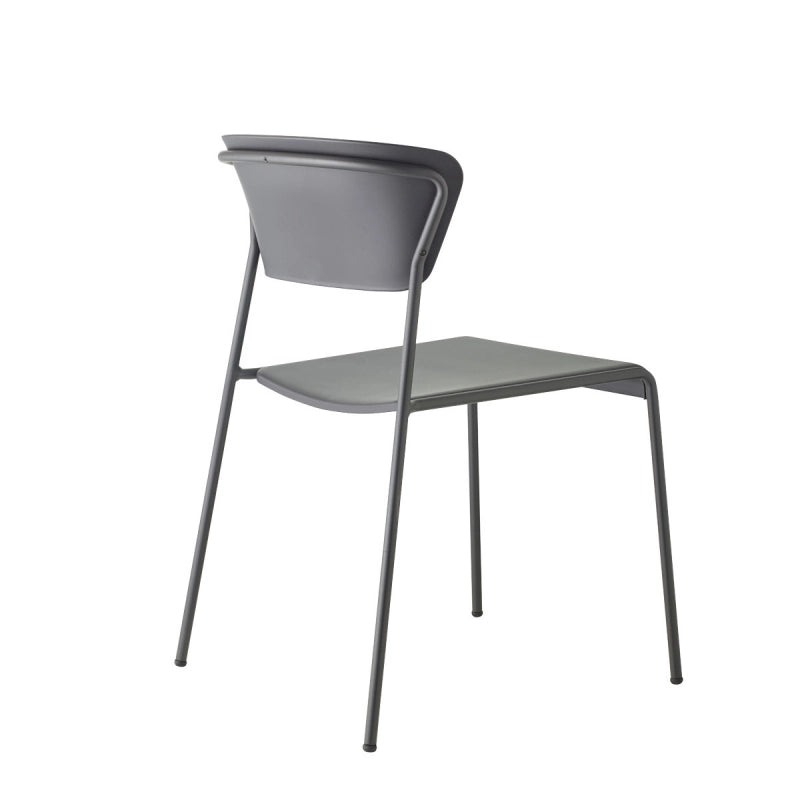 SET DA 4 SEDIA LISA TECNOPOLIMERO MADE IN ITALY SCAB DESIGN - Antracite 81