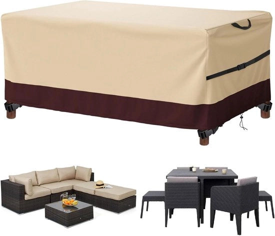 Tappeto di copertura per mobili da giardino - impermeabile e resistente alle intemperie - tessuto 600D Oxford - copriamoio per divano da giardino e mobili da balcone - dimensioni 180 x 120 x 75
