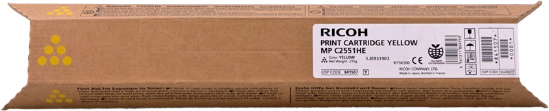 Ricoh 842062 cartuccia toner 1 pz Originale Giallo
