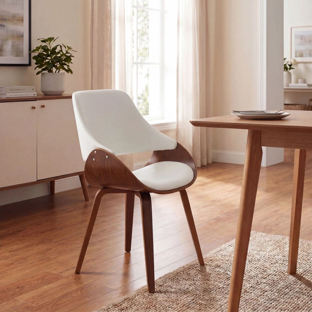 Sedia per sala da pranzo Vangale in ecopelle 3