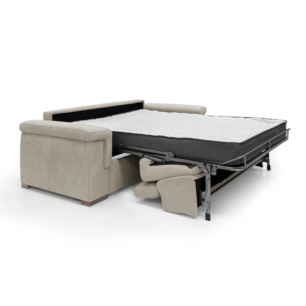 Giunone Divano letto mat. H18 220 cm (mat. 140x197 cm) panna