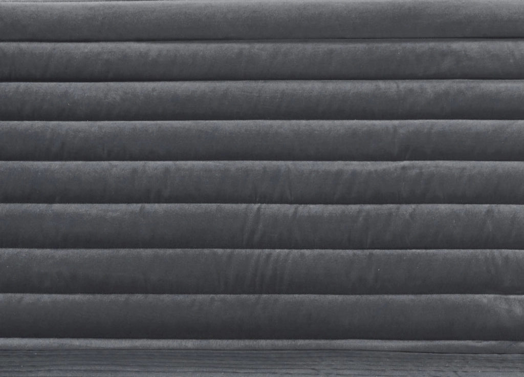 Copridivano Trapuntato Per Divani Con Penisola Modello Simpaty Colore Grigio - 240 cm - Grigio