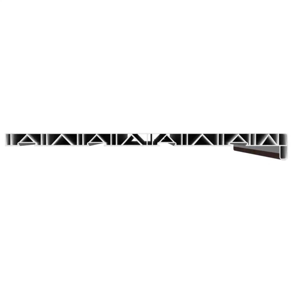 Soglia della Finestra Legno Marrone 60 x 45 x 4,5 cm PVC CFW8763599